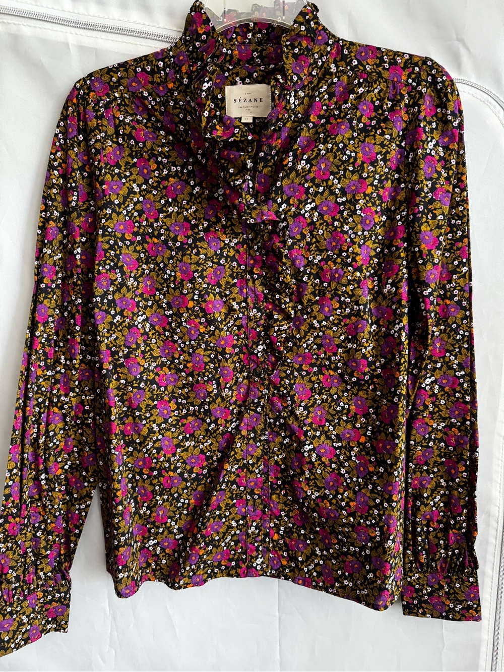 Sezane Chlo Shirt Woodland Flowers - Picture 4 of 11